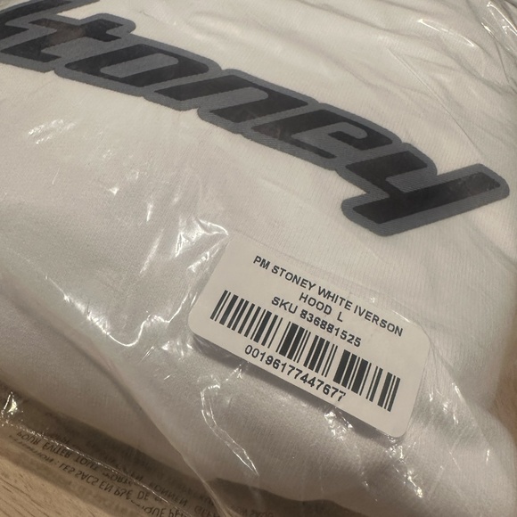 NWT Not Unboxed! Post Malone x Reebok "White Iverson" Anniversary Hoodie LIMITED - Picture 4 of 5